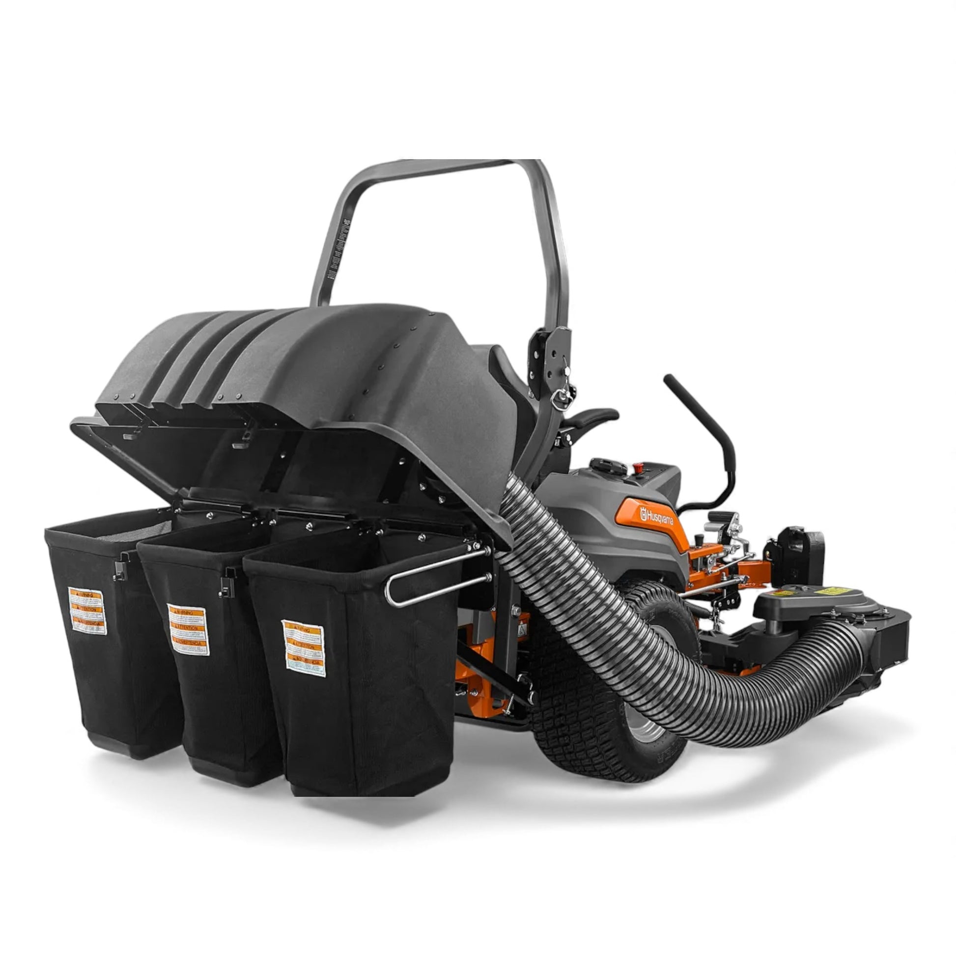 Husqvarna Z500 Series triple bagger with high-capacity 3-bag collection system for Z500 mowers