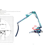 IMER GERRIS 800 Self-Propelled Crawler Concrete Placing Boom