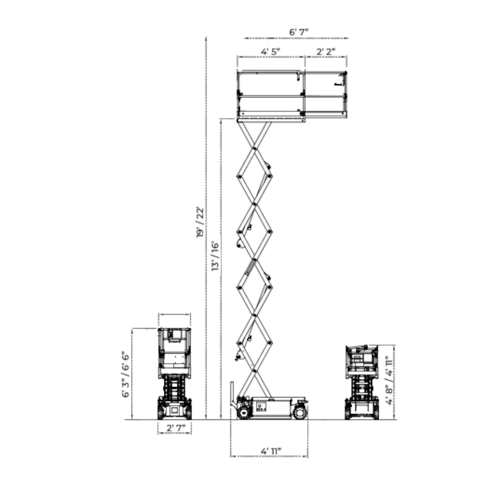 IMER IM 31 Series Micro Scissor Lift