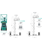 IMER IM 35 Series Micro Scissor Lift