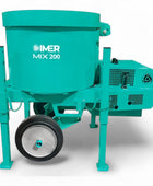 Imer混合200 FP便携式垂直轴桨式搅拌机