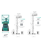 IMER IM 47 Series Electric Scissor Lift