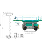 IMER IM 87 Series Electric Scissor Lift