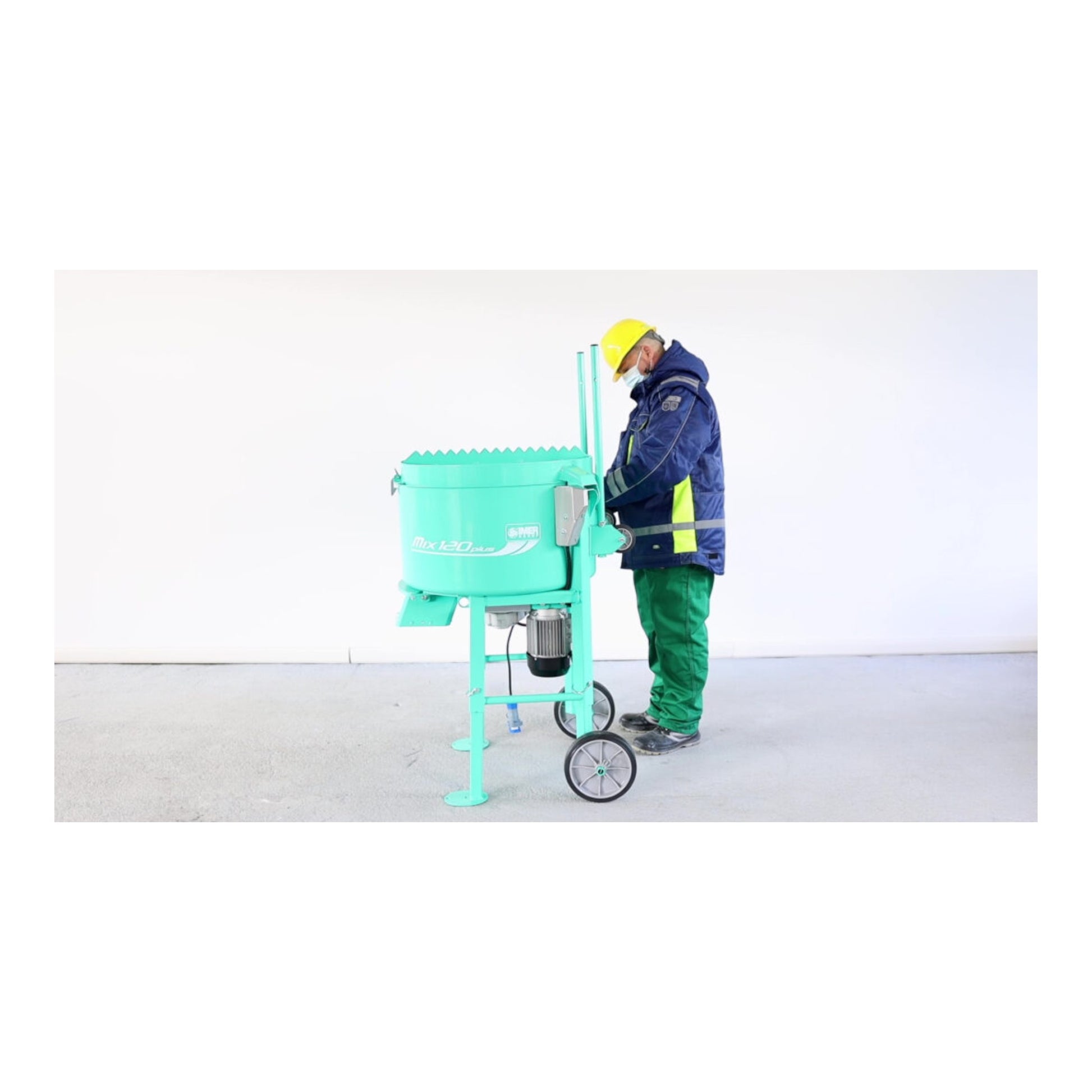 IMER MIX 120 PLUS Mezcladora Vertical de Paletas Portátil