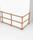 IPS Pro Guard 70-8020 40 x 2, 39" Post Kit, with 8" base, Powder-coated steel
