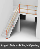 IPS Pro Guard 70-8020 40 x 2, 39" Post Kit, with 8" base, Powder-coated steel