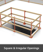 IPS Pro Guard 70-8020 40 x 2, 39" Post Kit, with 8" base, Powder-coated steel