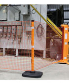 Système de clôture sur roues IPS RapidRoll 70-7050, 50 pieds de clôture avec 4 poteaux