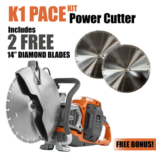 Husqvarna K1 PACE KIT 94V Battery 14 Inch Power Cutter with B750X and C1800X