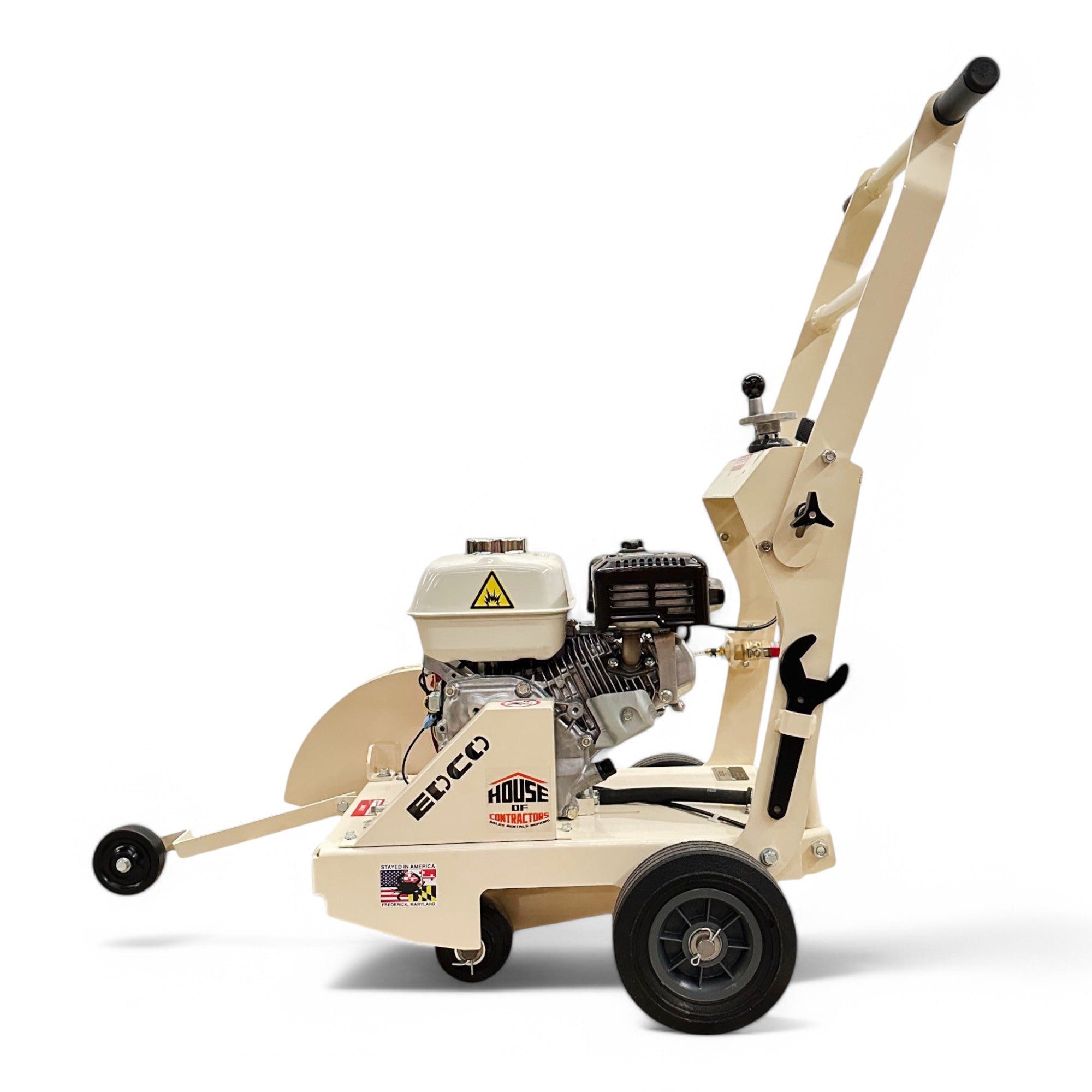 EDCO KL-14 Walk-Behind Concrete Saw | Honda GX200 6.5 HP Engine