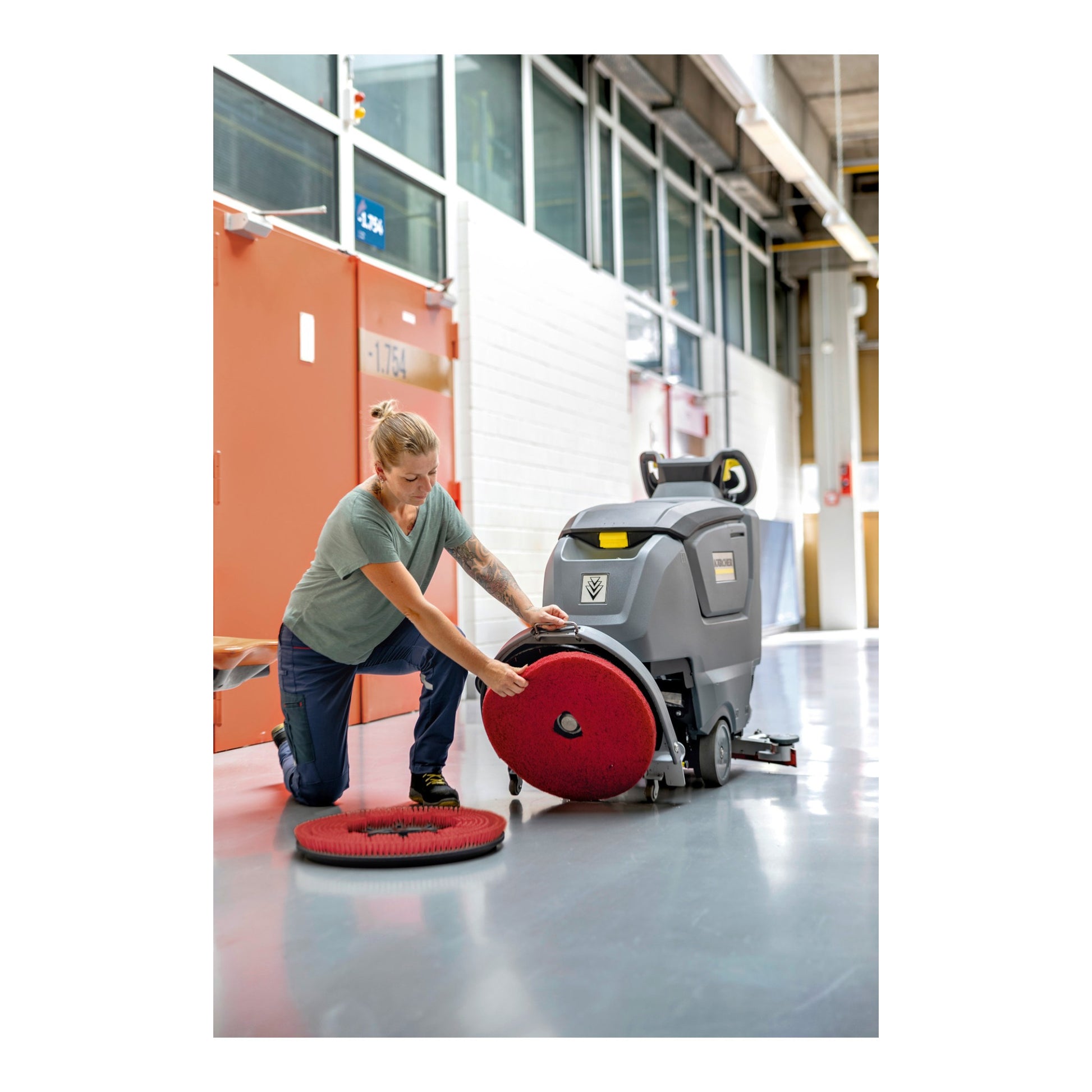 Kärcher B 50 W Bp ORB + O51 Walk-Behind Floor Scrubber E