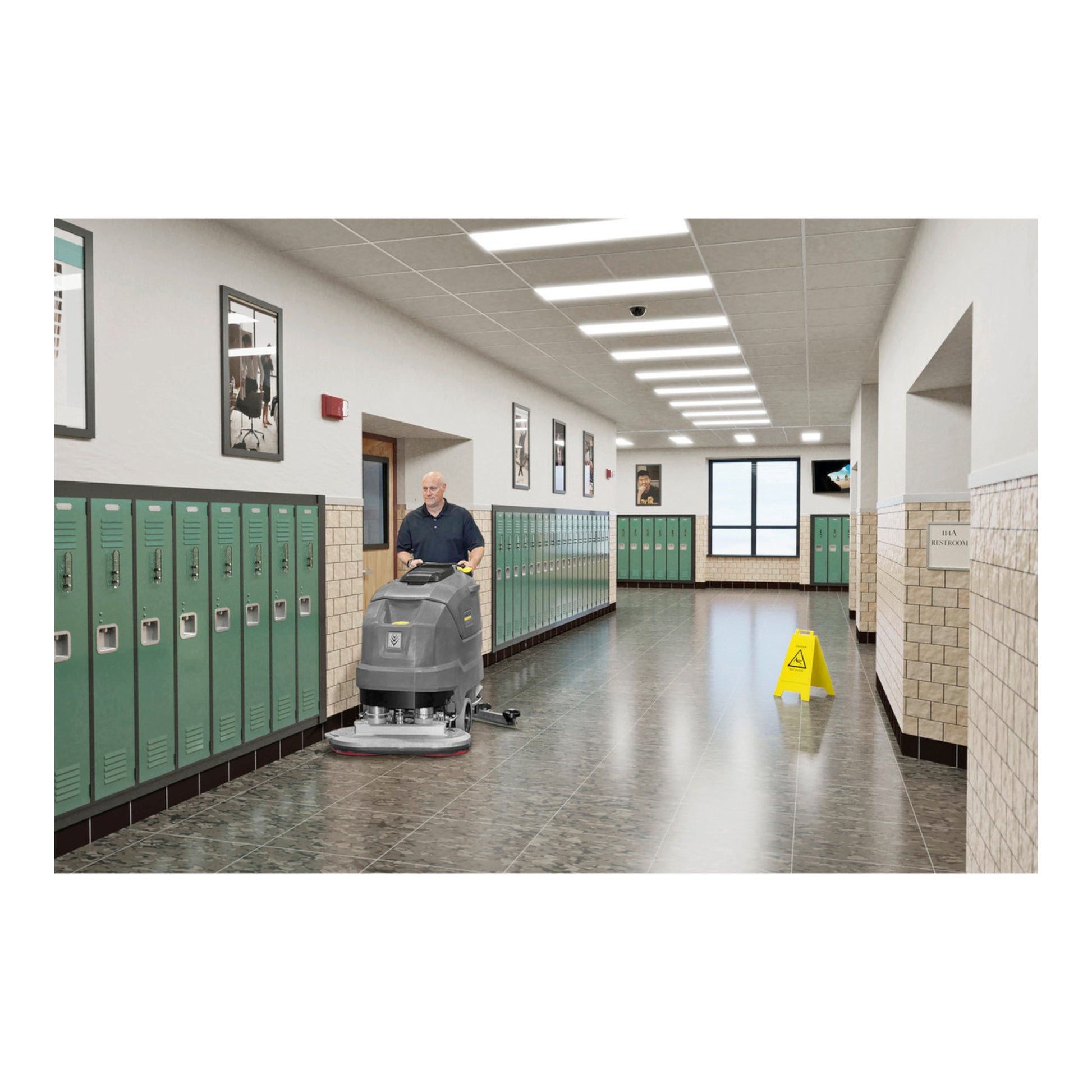 Kärcher BD 80/100 W Bp Classic Walk-Behind Floor Scrubber H