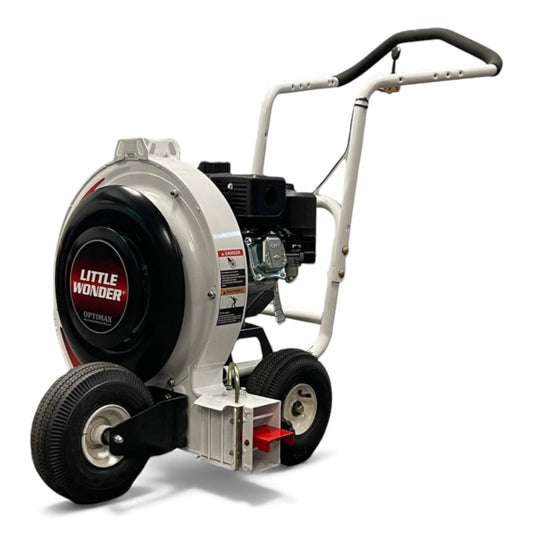 Little Wonder 9160 Series B&S XR 6.5 Optimax push blower with powerful engine and high-flow air output