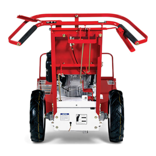 Little Wonder 26-inch hydrostatic brush cutter with Honda GXV390 engine and heavy-duty cutting deck