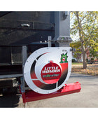 Little Wonder Monster 18 HP truckloader with high-velocity debris intake and heavy-duty steel housing