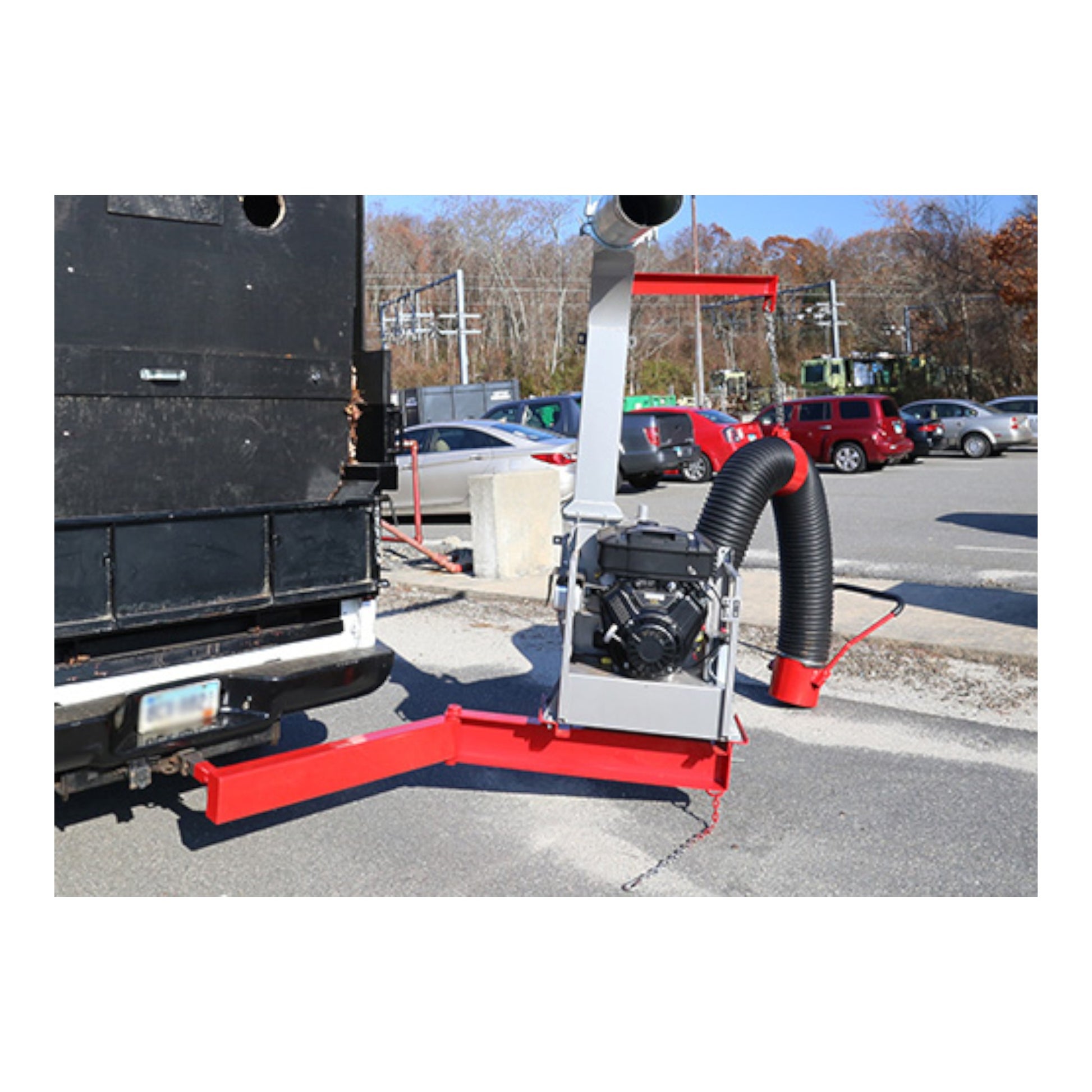 Little Wonder Monster 18 HP truckloader with high-velocity debris intake and heavy-duty steel housing