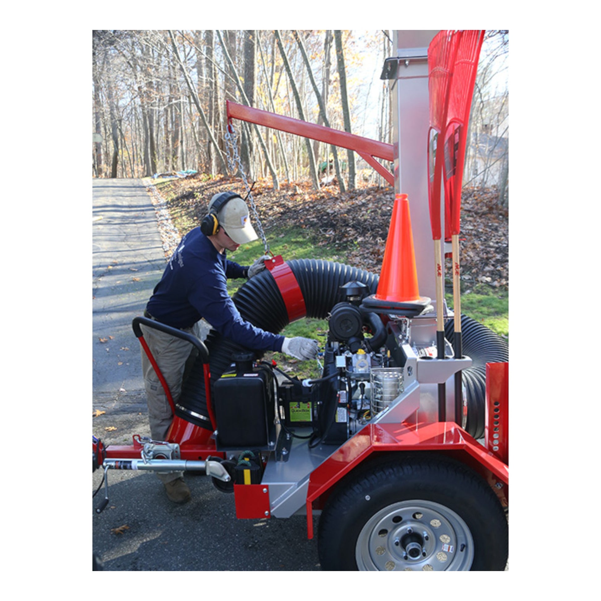 Little Wonder Monster 29 HP truckloader with powerful debris suction and commercial-grade steel impeller