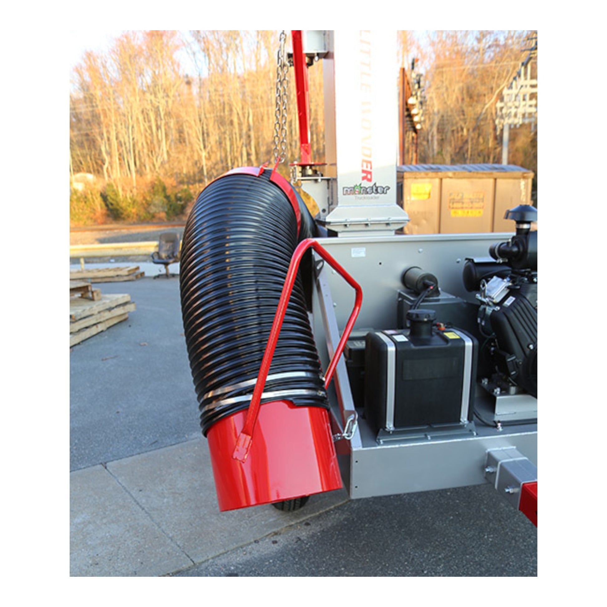 Little Wonder Monster 35 HP truckloader debris vacuum with extreme-duty impeller and high-capacity intake