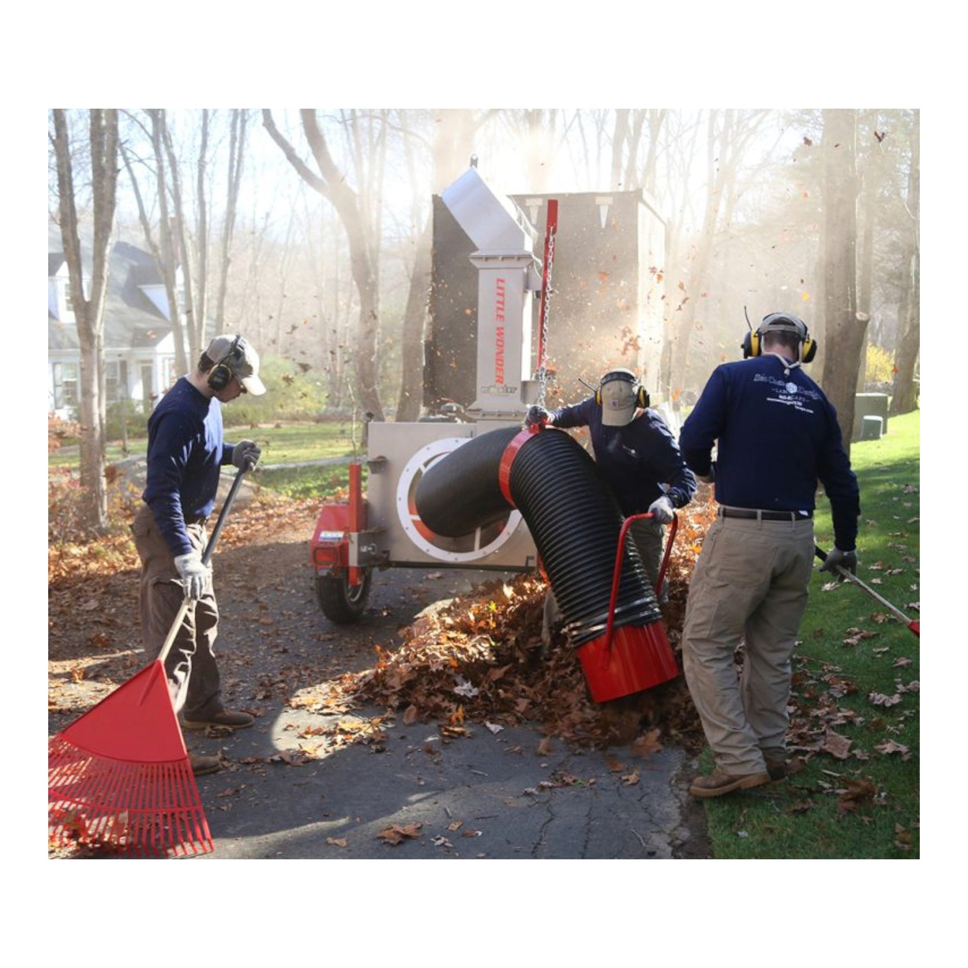 Little Wonder Monster 35 HP truckloader debris vacuum with extreme-duty impeller and high-capacity intake