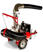 Little Wonder Monster 49 HP truckloader debris vacuum with integrated trailer, high-power intake, and commercial steel construction