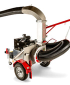 Little Wonder Monster 49 HP truckloader debris vacuum with integrated trailer, high-power intake, and commercial steel construction