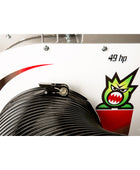 Little Wonder Monster 49 HP truckloader debris vacuum with integrated trailer, high-power intake, and commercial steel construction