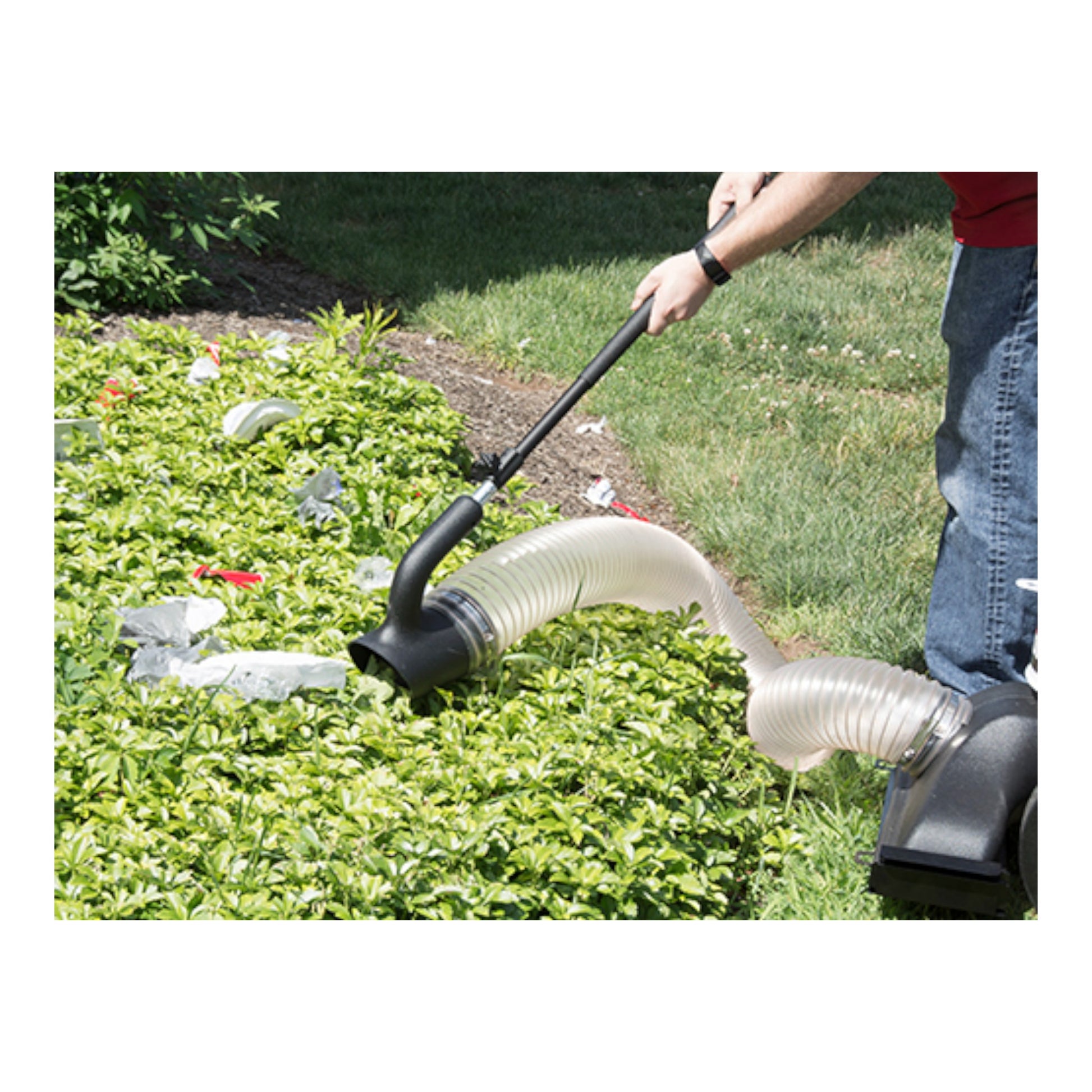 Little Wonder Pro Vac SI debris vacuum with heavy-duty suction, steel housing, and large-capacity collector
