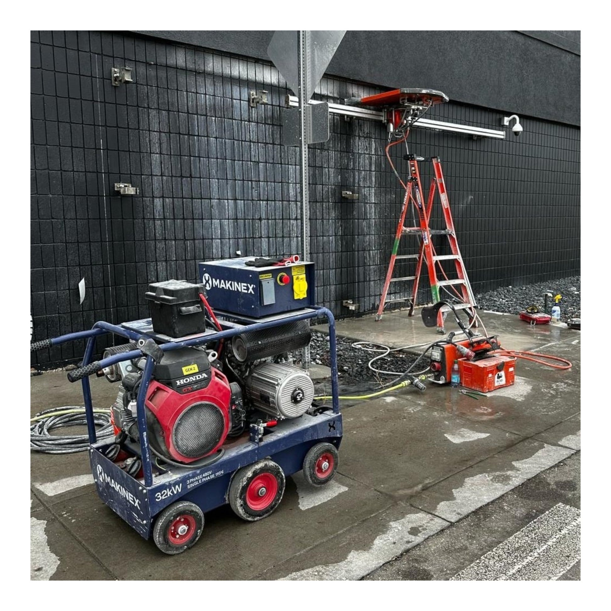 Makinex GEN-32P-US-V2 32kW 480V Gasoline Generator B