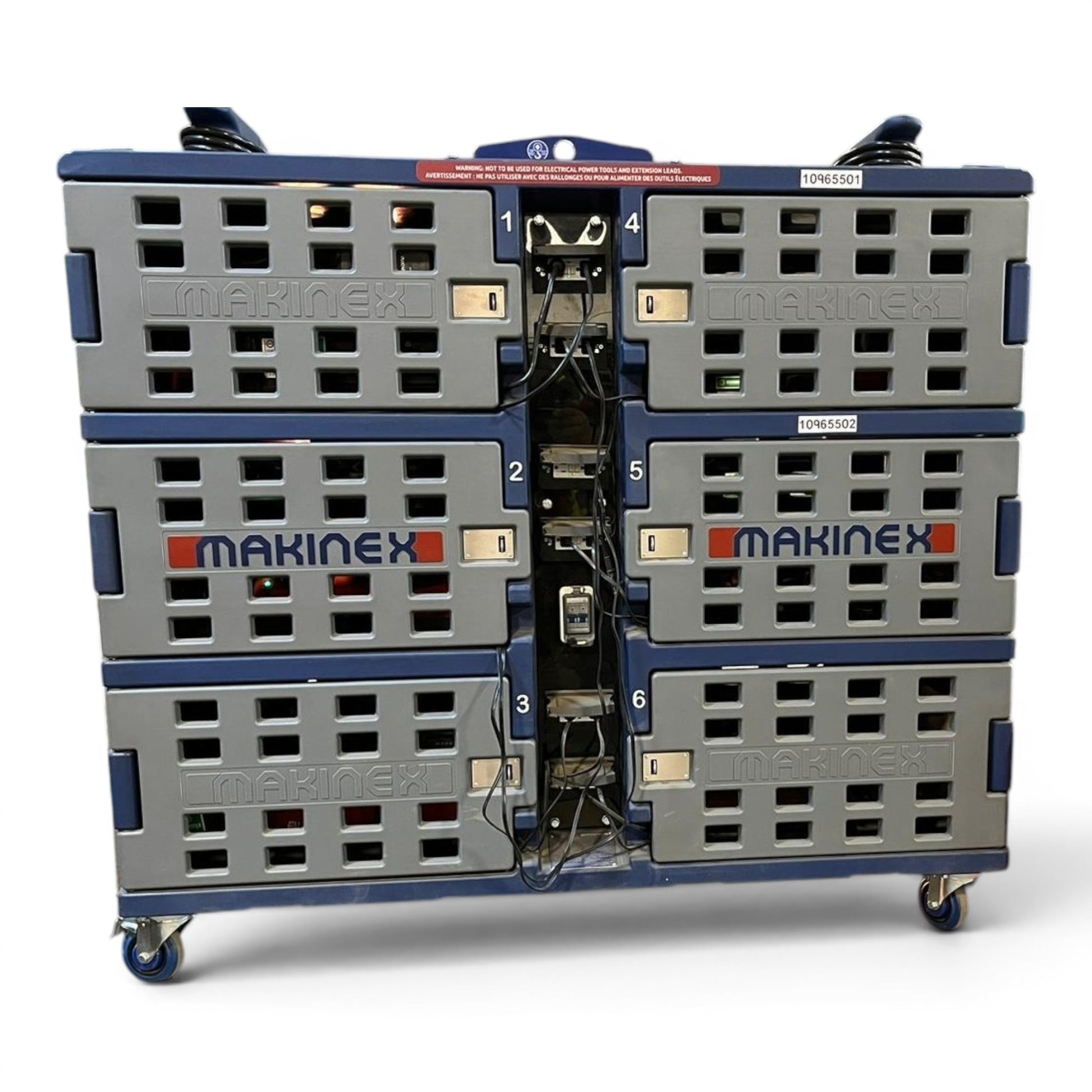 Makinex MCP-6-SS-US 移动充电舱B