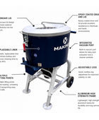 Makinex FAM-120-US Forced Action Mixer E