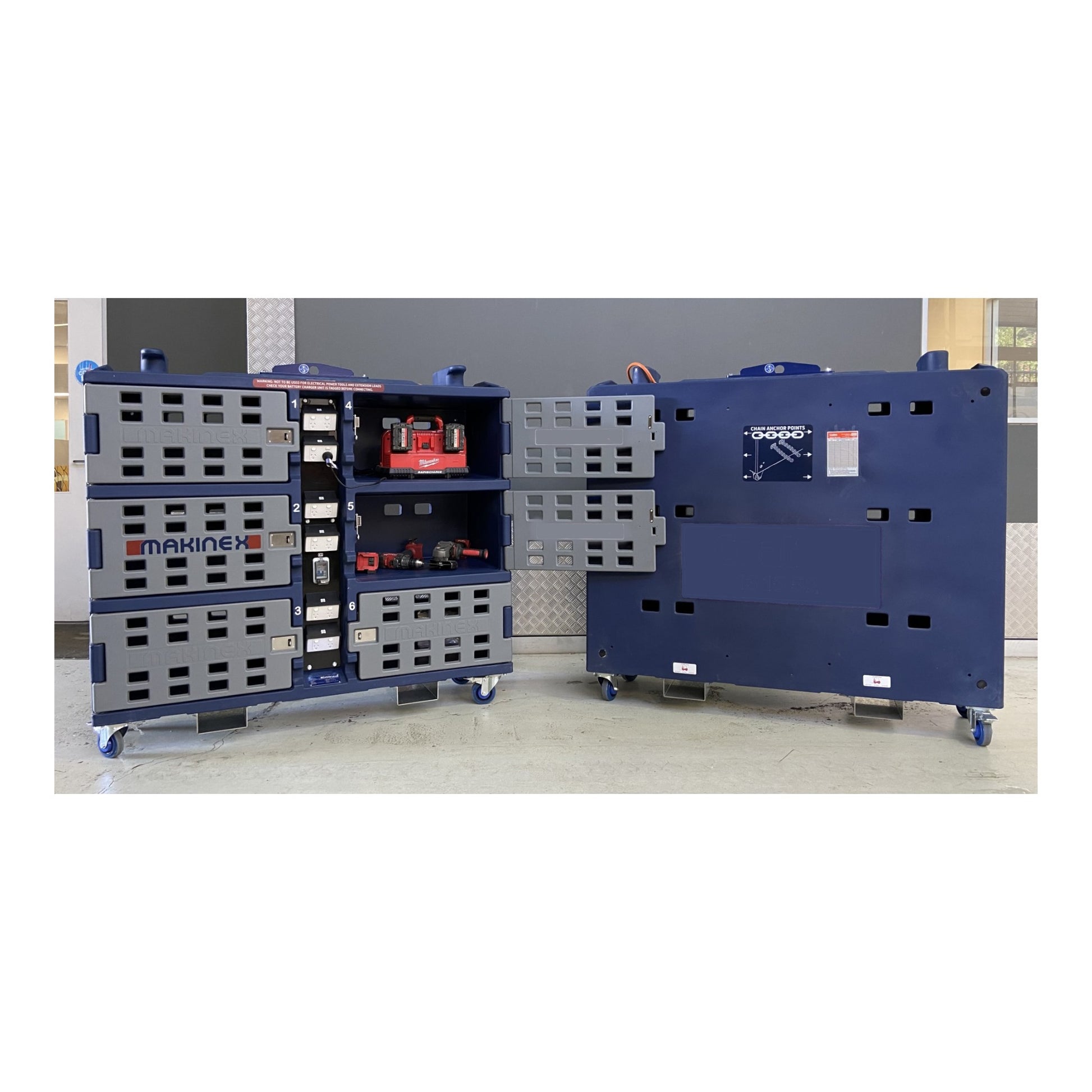 Makinex MCP-6-SS-US 移动充电舱 F