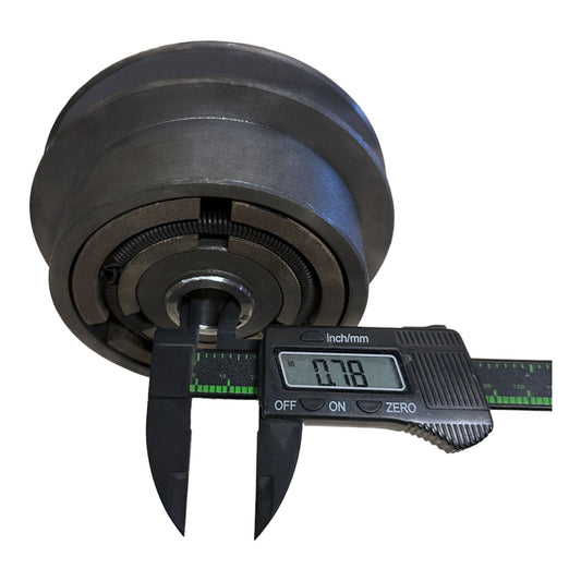 20 mm/0.7874 pulgadas Embrague de alimentación 1 Sistema de correa - Compactor de placa