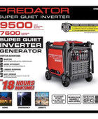 QIG9500 - 9500 Watt Super Quiet Inverter Generator With CO SECURE™ Technology
