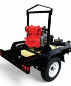 Multiquip QP4TKT28 Kubota OC95-E4 Bomba de basura de 4 pulgadas, remolque montada