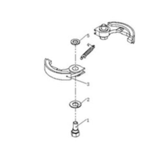 HOC RM32 Tamping Rammer Bracket Assembly Parts A