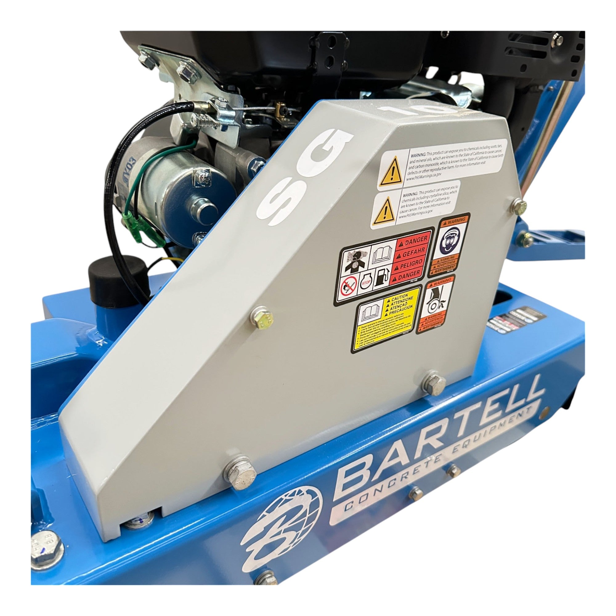 Bartell SG10 Walk-Behind Concrete Saw | Kohler 7 HP Gasoline