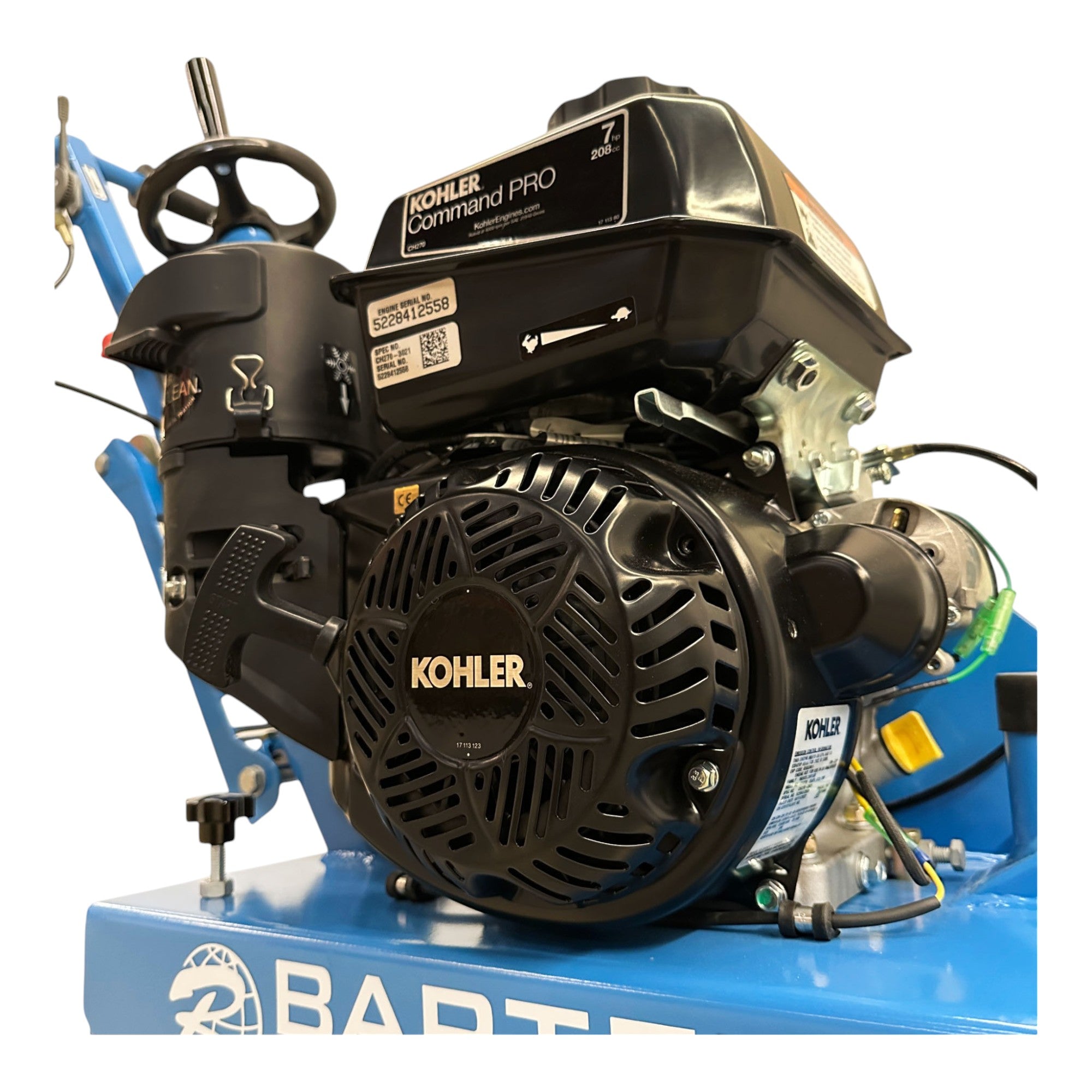 Bartell SG10 Walk-Behind Concrete Saw | Kohler 7 HP Gasoline