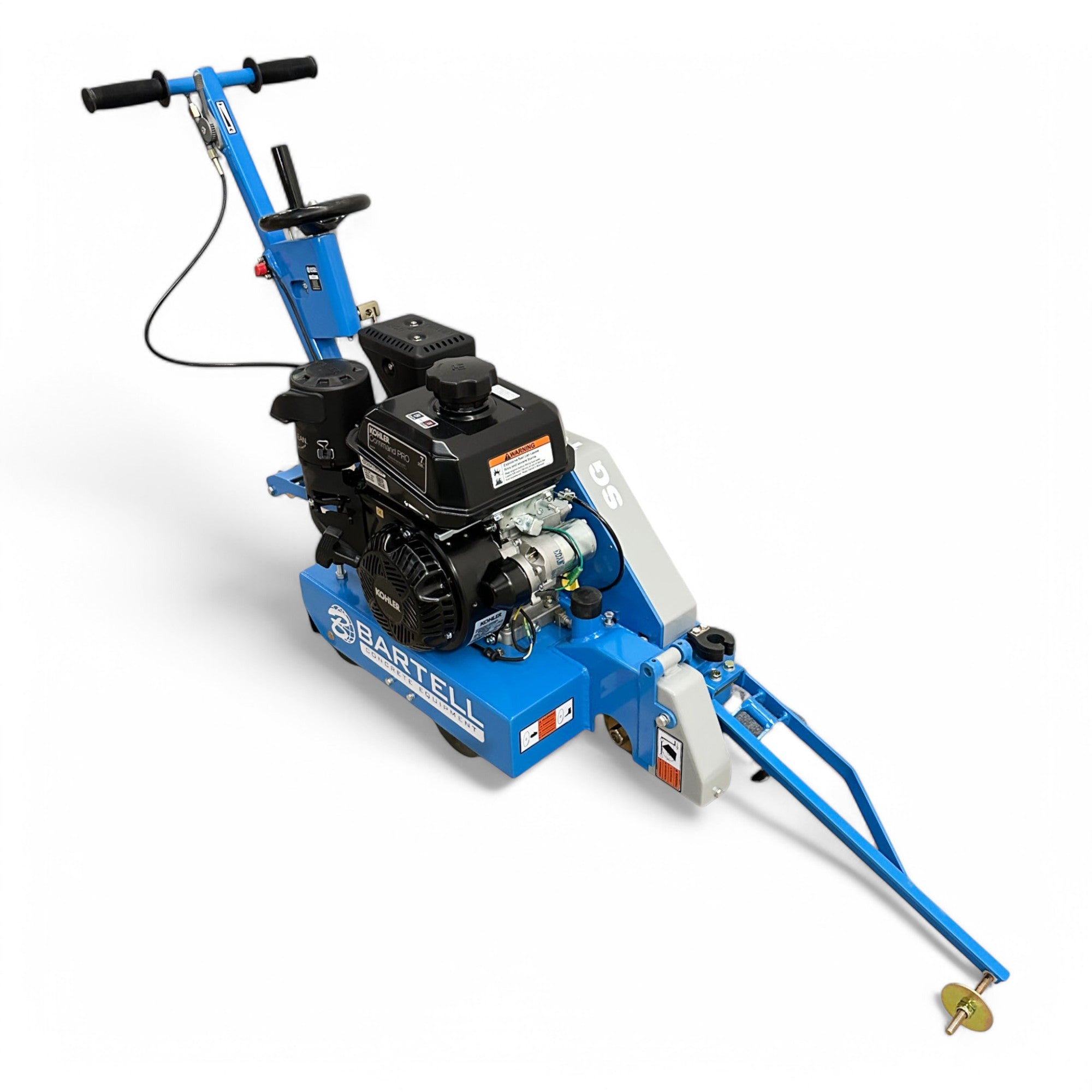 Bartell SG10 Walk-Behind Green Concrete Saw | Kohler 7 HP Gasoline
