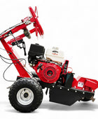 SGR389RTE Swivel Head Towable Stump Grinder Honda 13 HP Electric Start, Grinds 24 Inch Above Ground, Tungsten Carbide Teeth