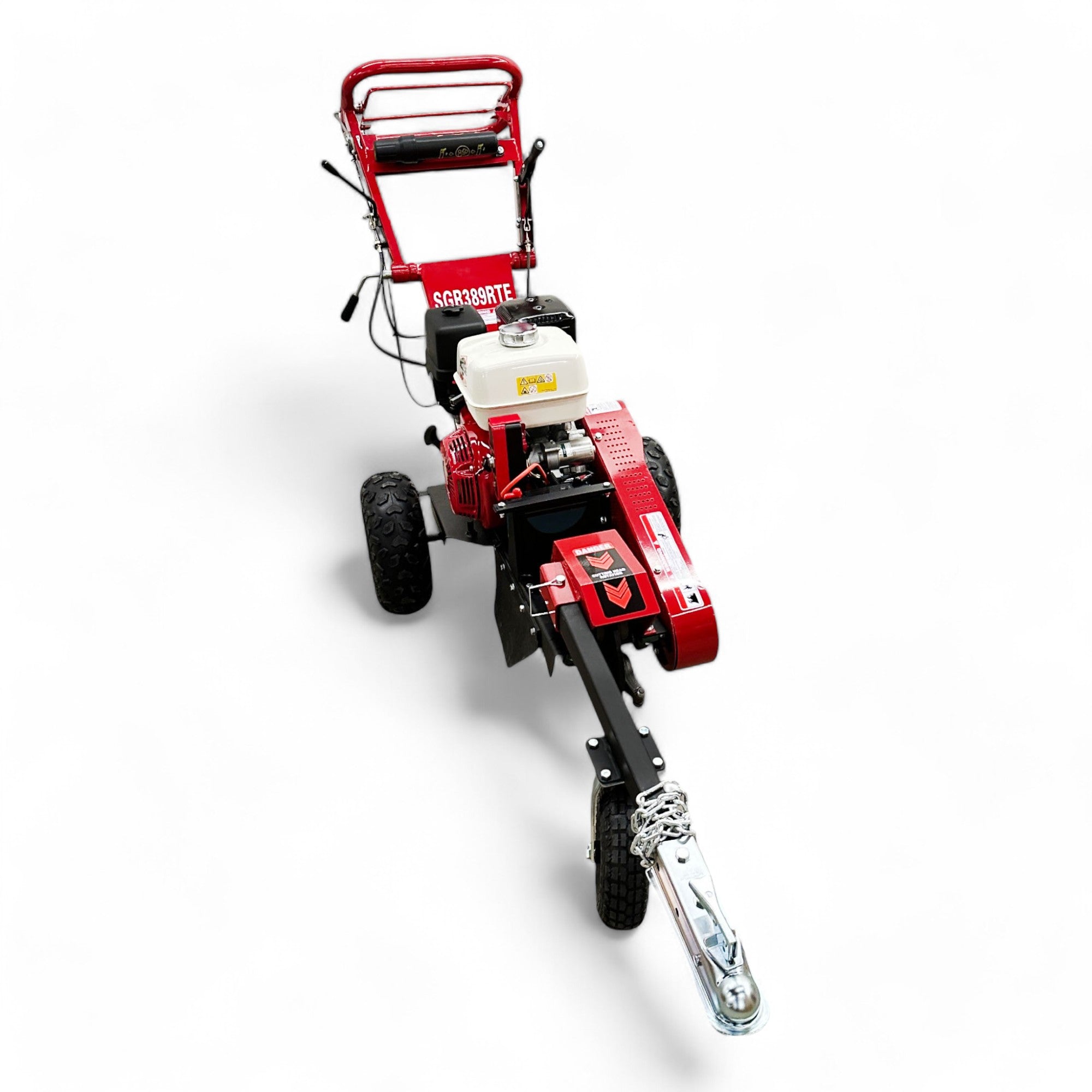 SGR389RTE Swivel Head Towable Stump Grinder Honda 13 HP Electric