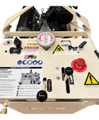 EDCO SS24 Self-Propelled Walk-Behind Concrete Saw | Honda GX690 24 HP Gasoline Engine | 24” Blade Capacity | 9.5” Max Cut Depth | Heavy-Duty Steel Blade Guard