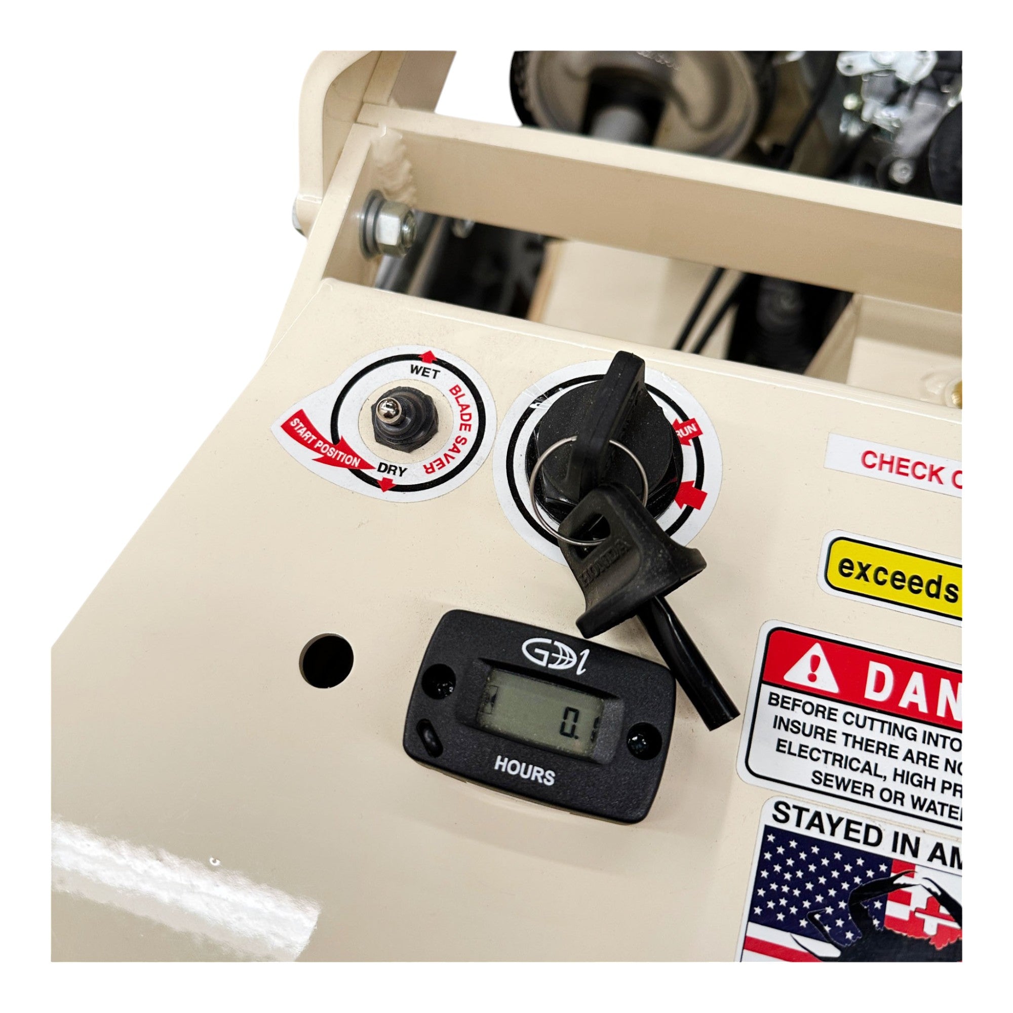 EDCO SS24 Self-Propelled Walk-Behind Concrete Saw | Honda GX690 24