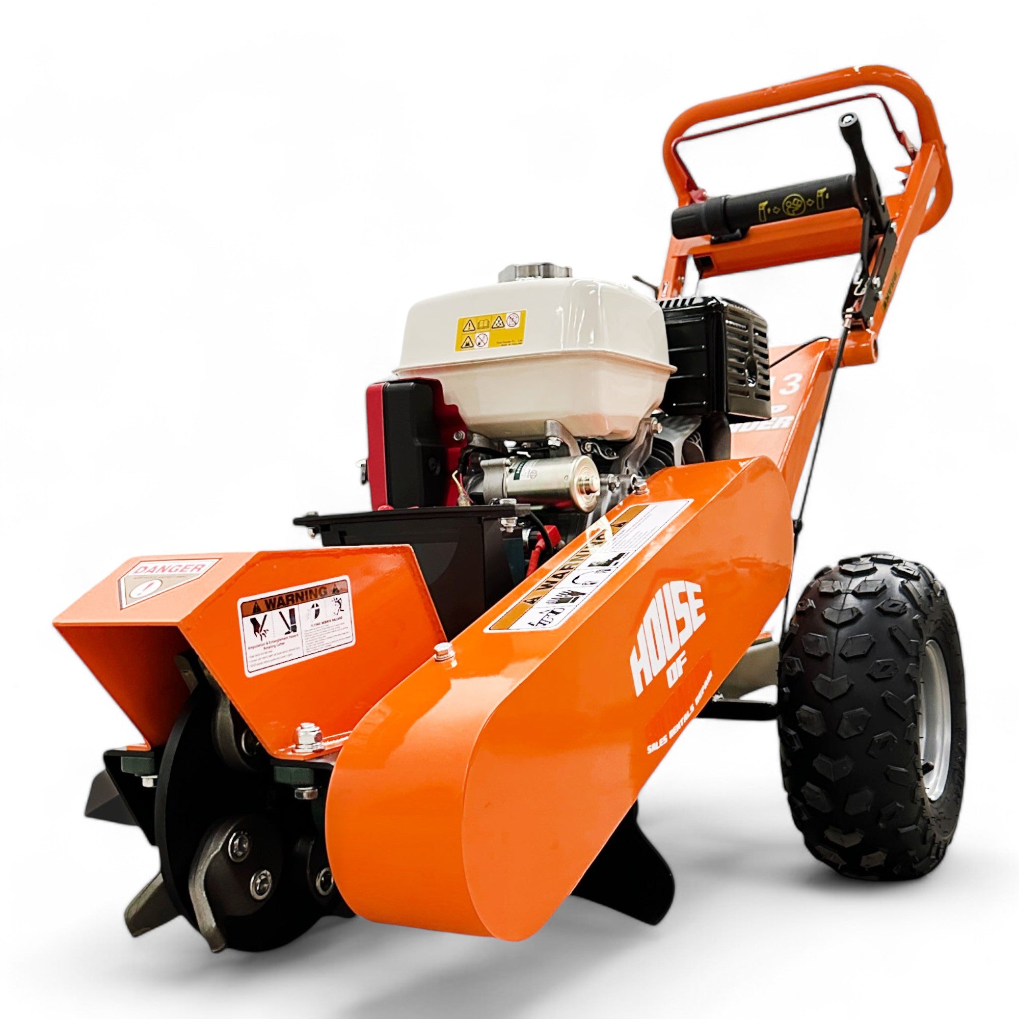 STG13 Towable Stump Grinder - 13 HP Honda Engine, Electric Start