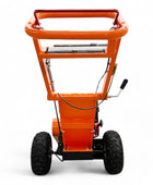 STG13 Bolinero de tocón remolcable - Motor Honda de 13 hp, arranque eléctrico, rectificado de 24 pulgadas sobre el suelo, dientes de carburo de tungsteno