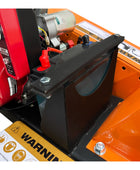 STG13 Bolinero de tocón remolcable - Motor Honda de 13 hp, arranque eléctrico, rectificado de 24 pulgadas sobre el suelo, dientes de carburo de tungsteno