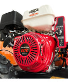 STG13 Bolinero de tocón remolcable - Motor Honda de 13 hp, arranque eléctrico, rectificado de 24 pulgadas sobre el suelo, dientes de carburo de tungsteno