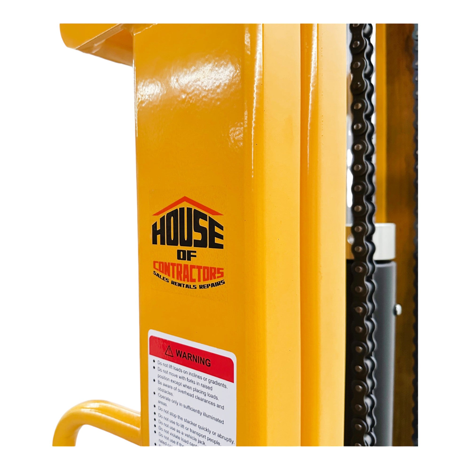 SYC118 - Hydraulic 2-Stage Mast Stacker 1000 kg (2204 lbs) + 118