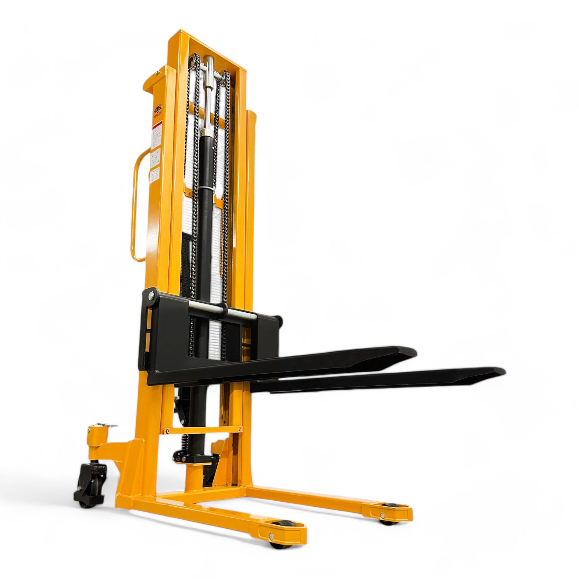 SYC118 - Hydraulic 2-Stage Mast Stacker 1000 kg (2204 lbs) + 118'' Capacity - CSA and UL Certified