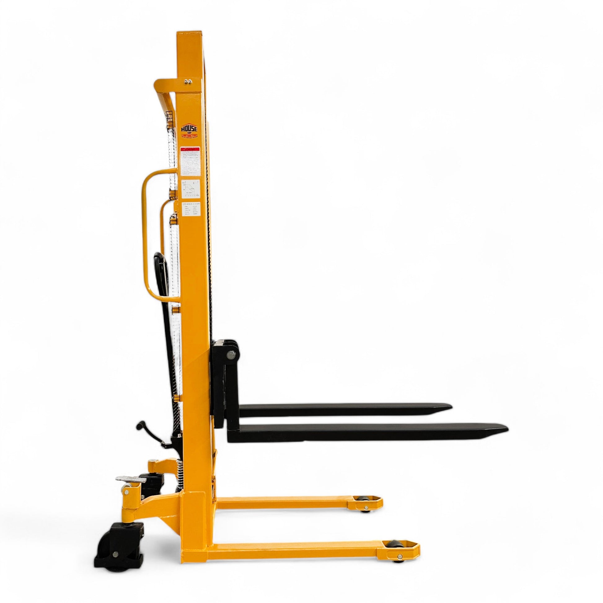 SYC118 - Hydraulic 2-Stage Mast Stacker 1000 kg (2204 lbs) + 118'' Capacity - CSA and UL Certified