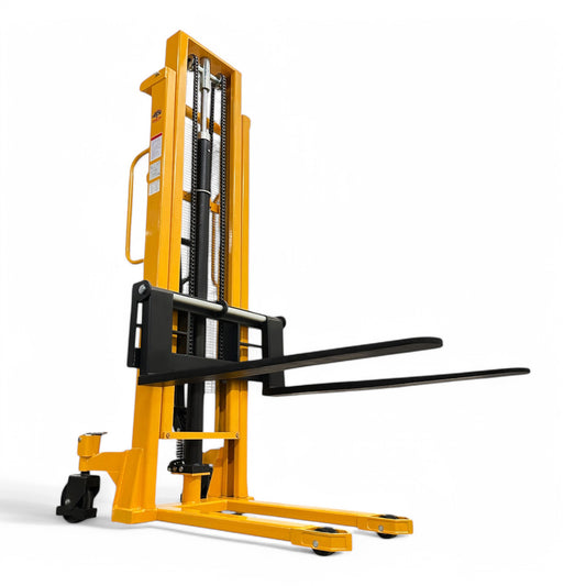 SYC118TC - Hydraulic 2-Stage Mast Stacker 1000 kg (2204 lbs) + 118'' Capacity - CSA and UL Certified